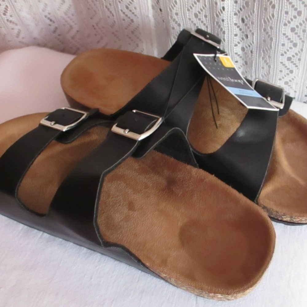 West Loop Boys Sandals Buckle Black Size 4…